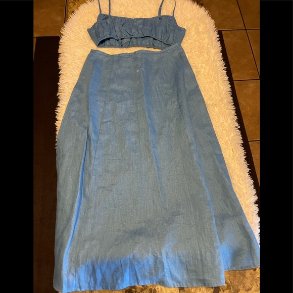 Reformation Kamren Linen Two Piece - Picture 2 of 7